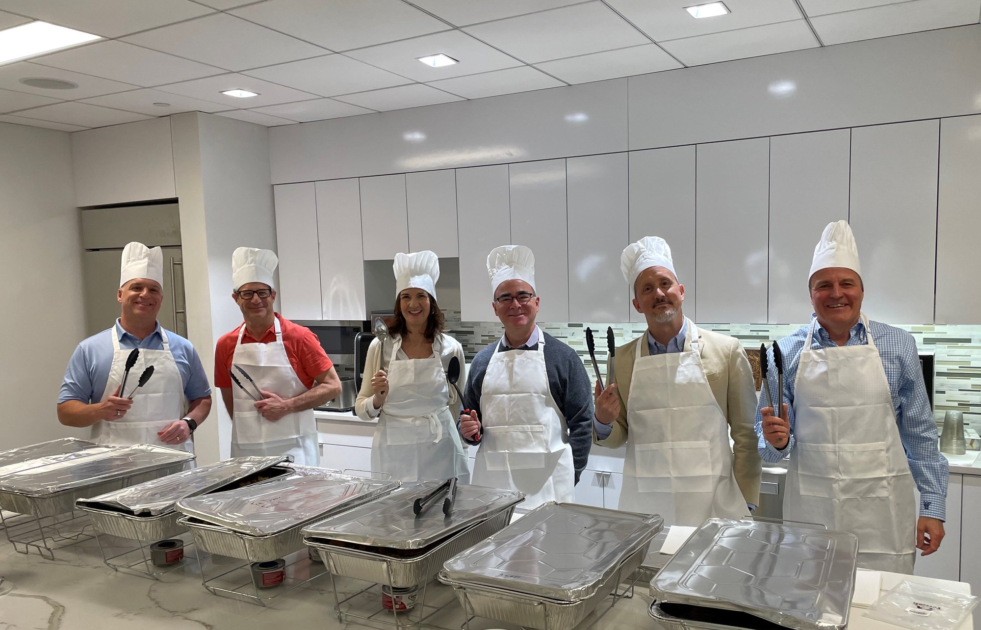 Our attorneys celebrated our FDH administrative team by serving up a firm-wide, sit-down lunch and acknowledging each staff member’s contributions to the firm.   